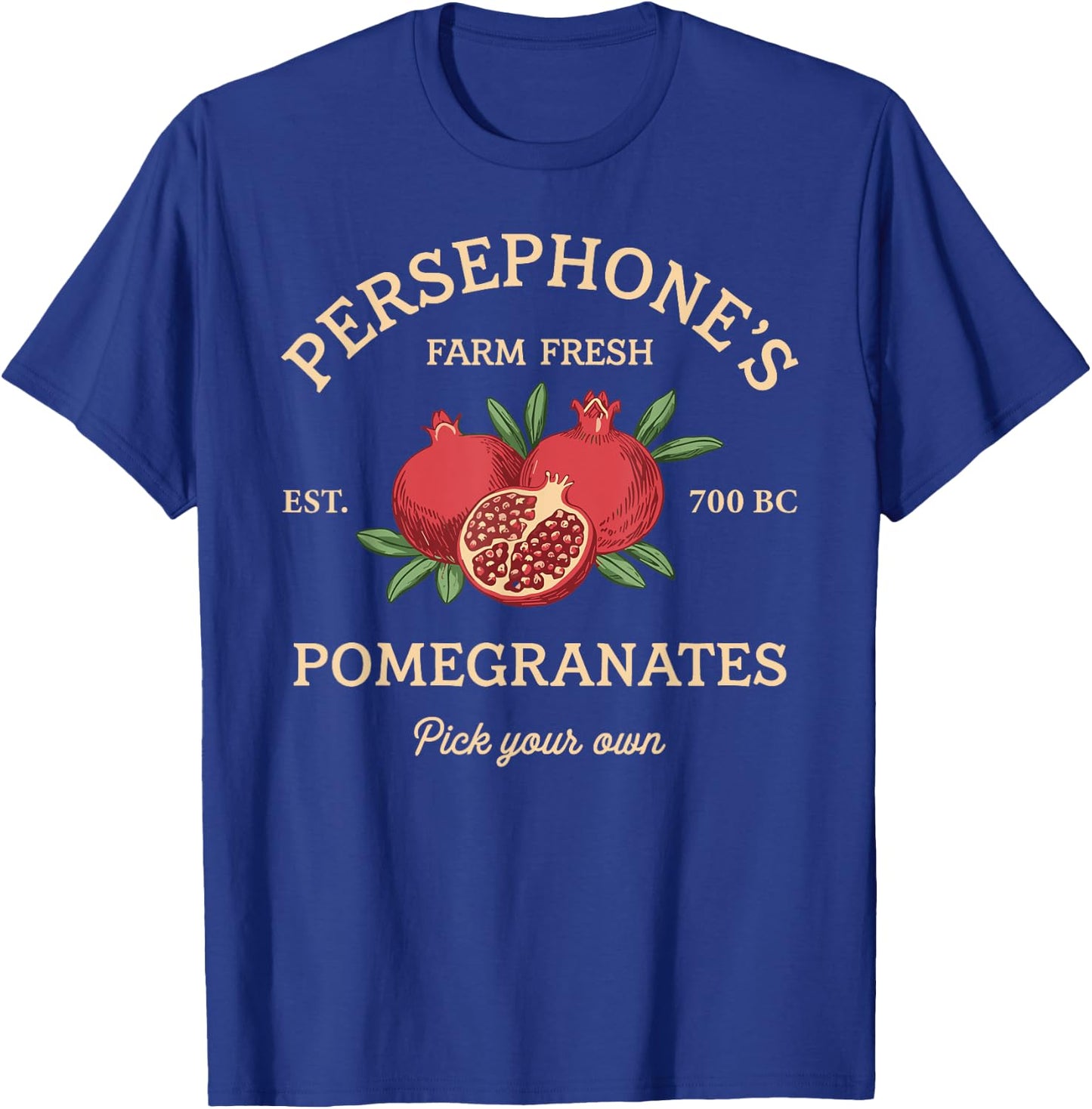 Persephone's Pomegranates Vintage Ancient Greek Mythology T-Shirt - T-Shirt | Royal
