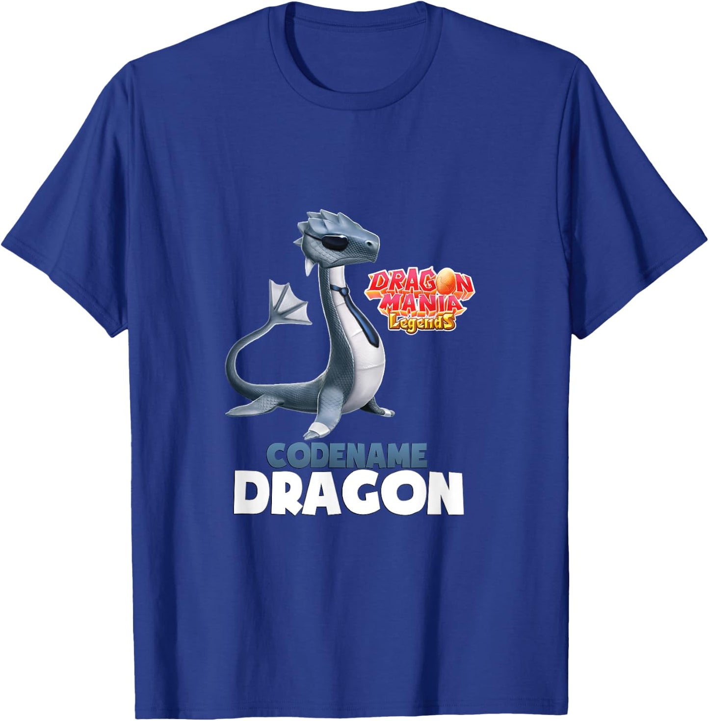 Dragon Mania Legends "Dragon Code Name" T-Shirt - T-Shirt | Royal