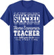 Best Home Economics Teacher Gifts | First You Don't Succeed Men Women T-Shirt - T-Shirt | Royal