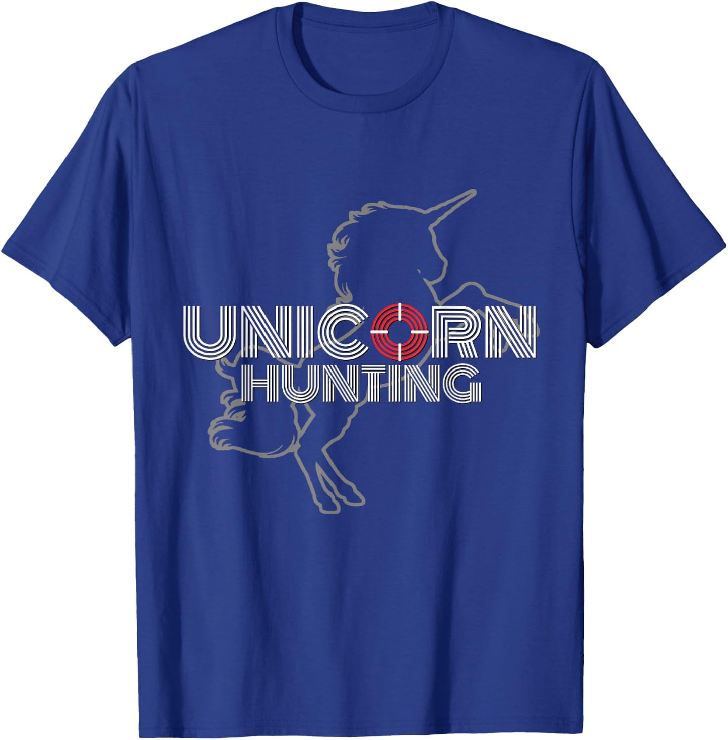 Crude Adult Humor Clothing Gifts Unicorn Hunting Swingers, Naughty Polyamory Couples Gift T-Shirt - T-Shirt | Royal