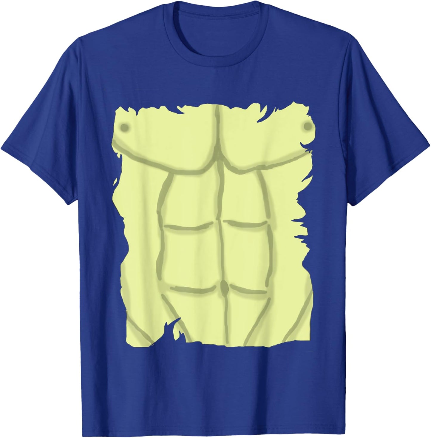 Muscle Bodybuilder Six Pack Abs Ripped Men Boys Kids T-Shirt - T-Shirt | Royal