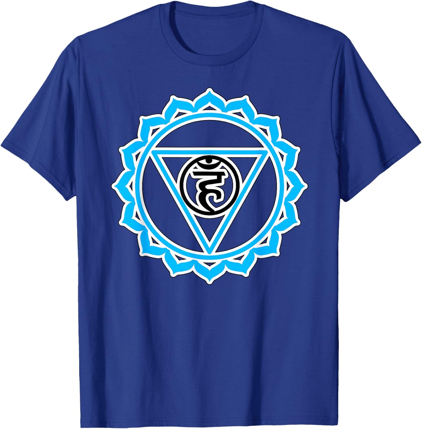 Yoga Veshuddha Throat Chakra Baby Blue Chakra T-Shirt - T-Shirt | Royal