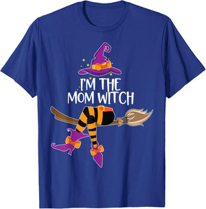 Im the Mom Witch Shirt Halloween Matching Group Costume T-Shirt - T-Shirt | Royal