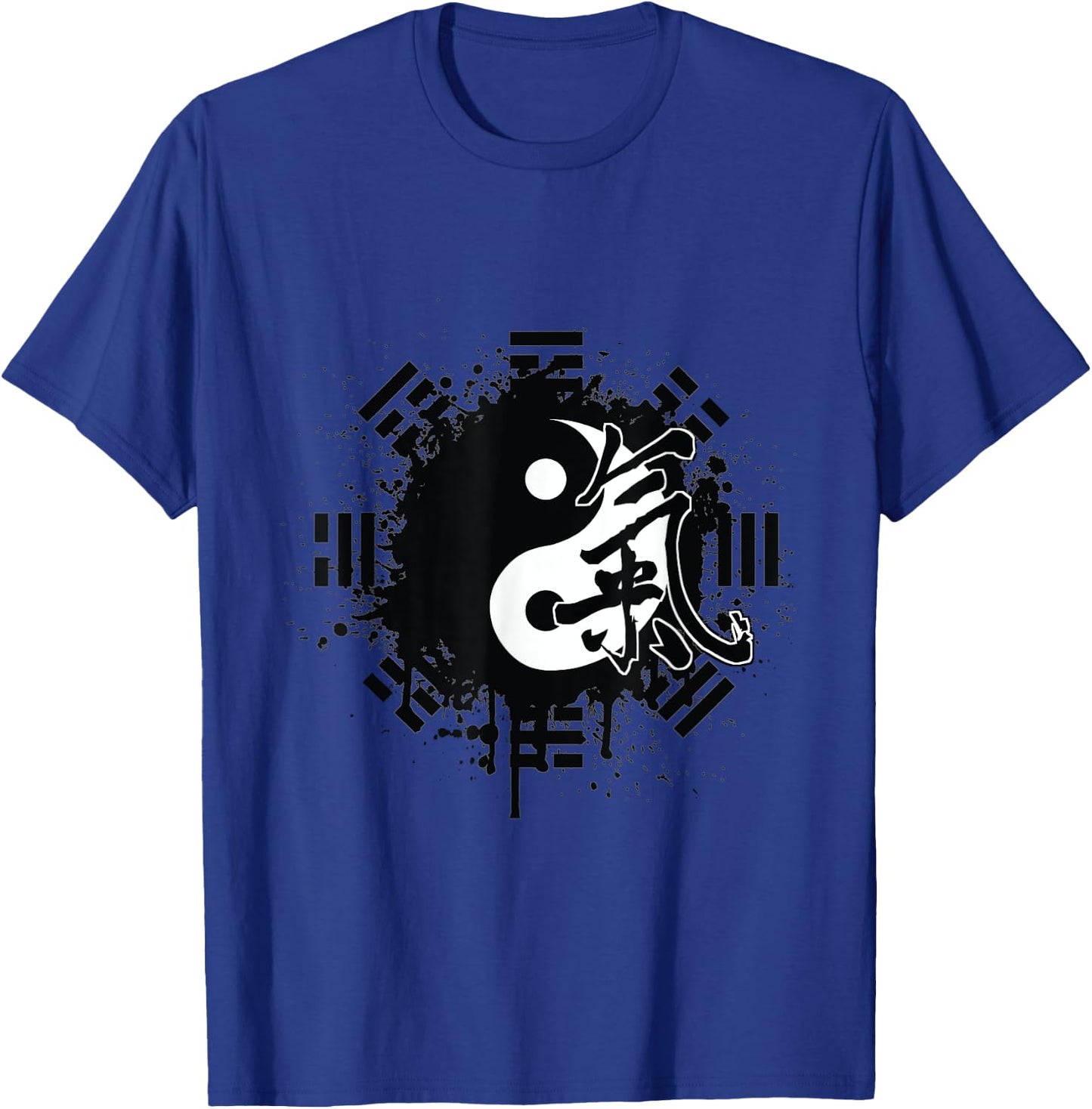 Ying Yang Chinese Yin Tai Chi Feng Shui Bagua T-Shirt - T-Shirt | Royal
