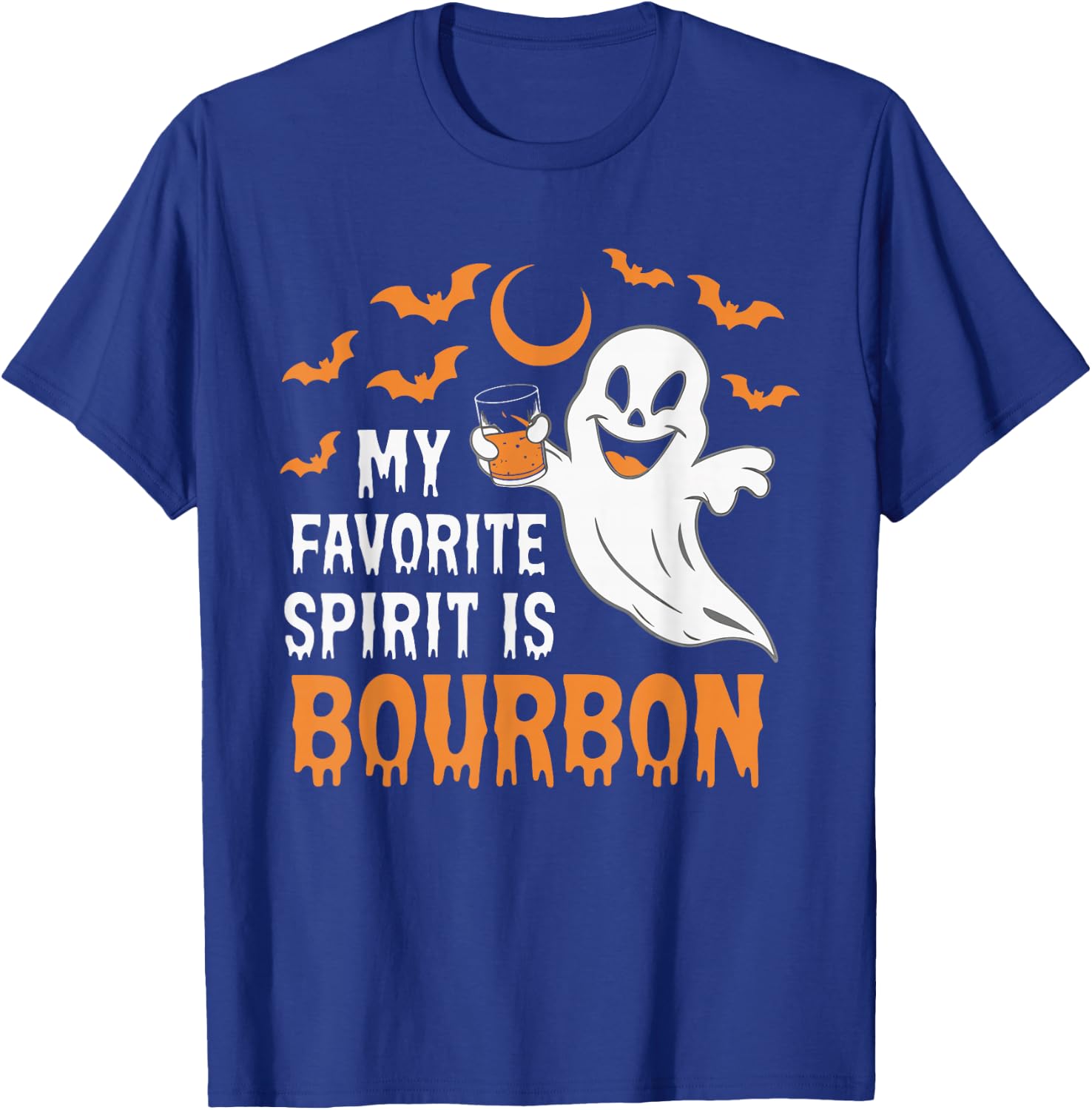 My Favorite Spirit Is Bourbon T-Shirt - T-Shirt | Royal