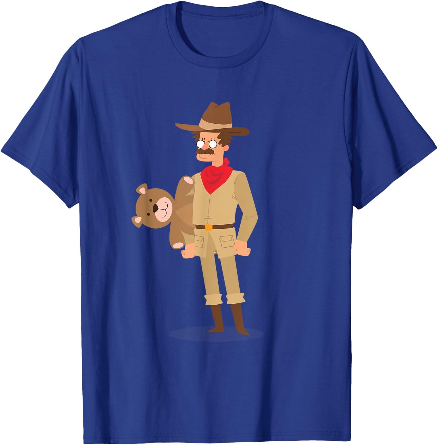 Teddy Roosevelt Shirt Teddy Bear T-Shirt - T-Shirt | Royal