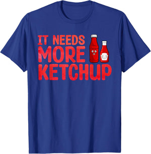 Cute Ketchup Design Women Kids Catsup Ketchup Lover T-Shirt - T-Shirt | Royal