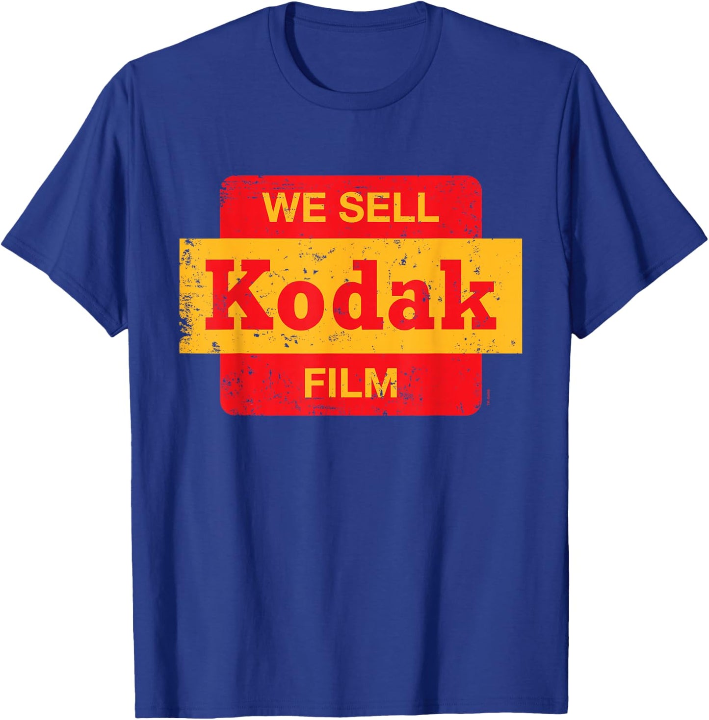Vintage 'We Sell Kodak Film' Retail Sign Design Small T-Shirt - T-Shirt | Royal