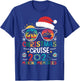 Christmas Cruise 2025 Men Women Kids Family Cruise Matching T-Shirt - T-Shirt | Royal