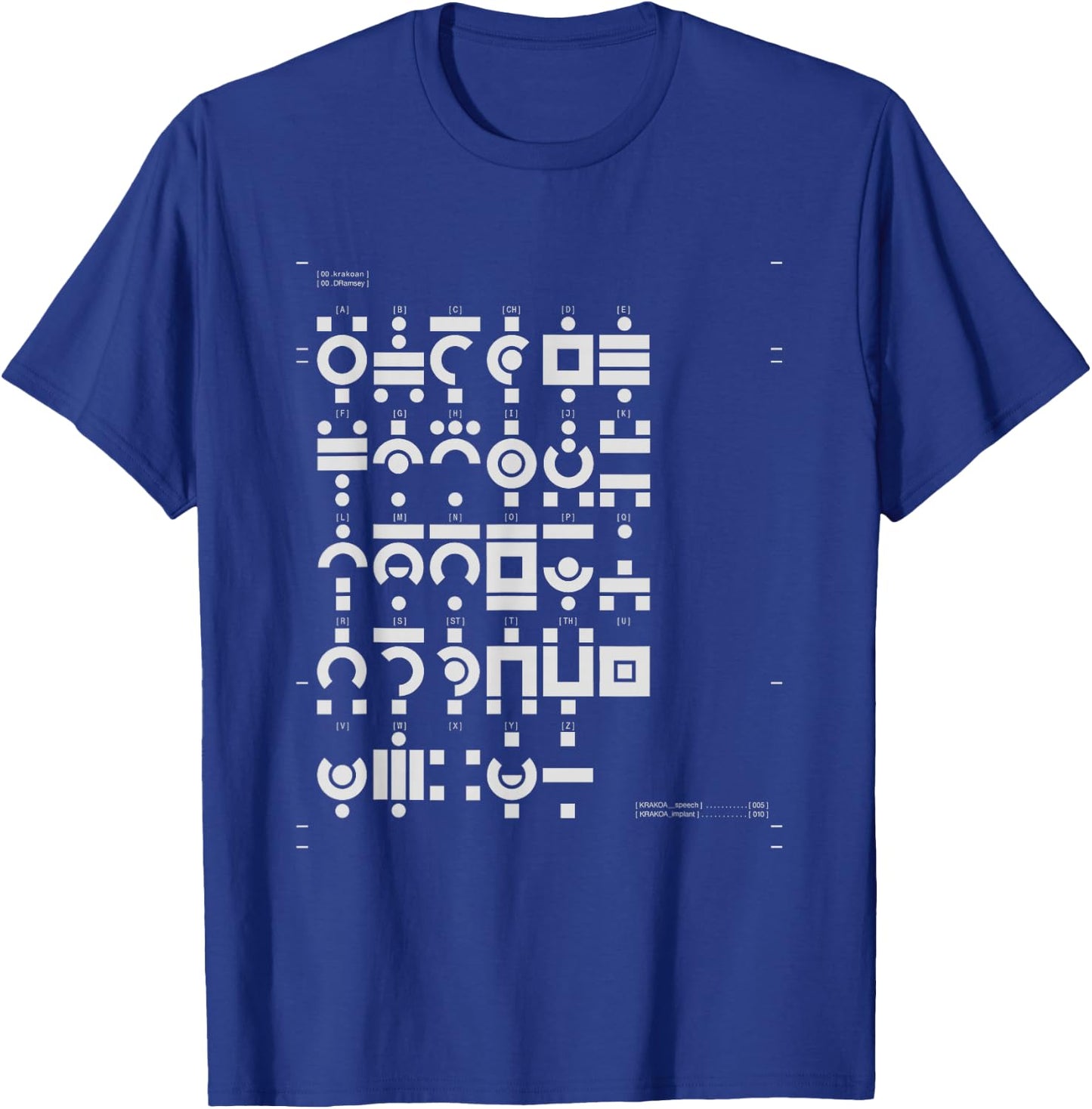 Marvel X-Men Krakoan Language Decoder T-Shirt - T-Shirt | Royal