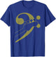 Bass Guitar Clef Bassist Musician Music Bass Player T-Shirt - T-Shirt | Royal