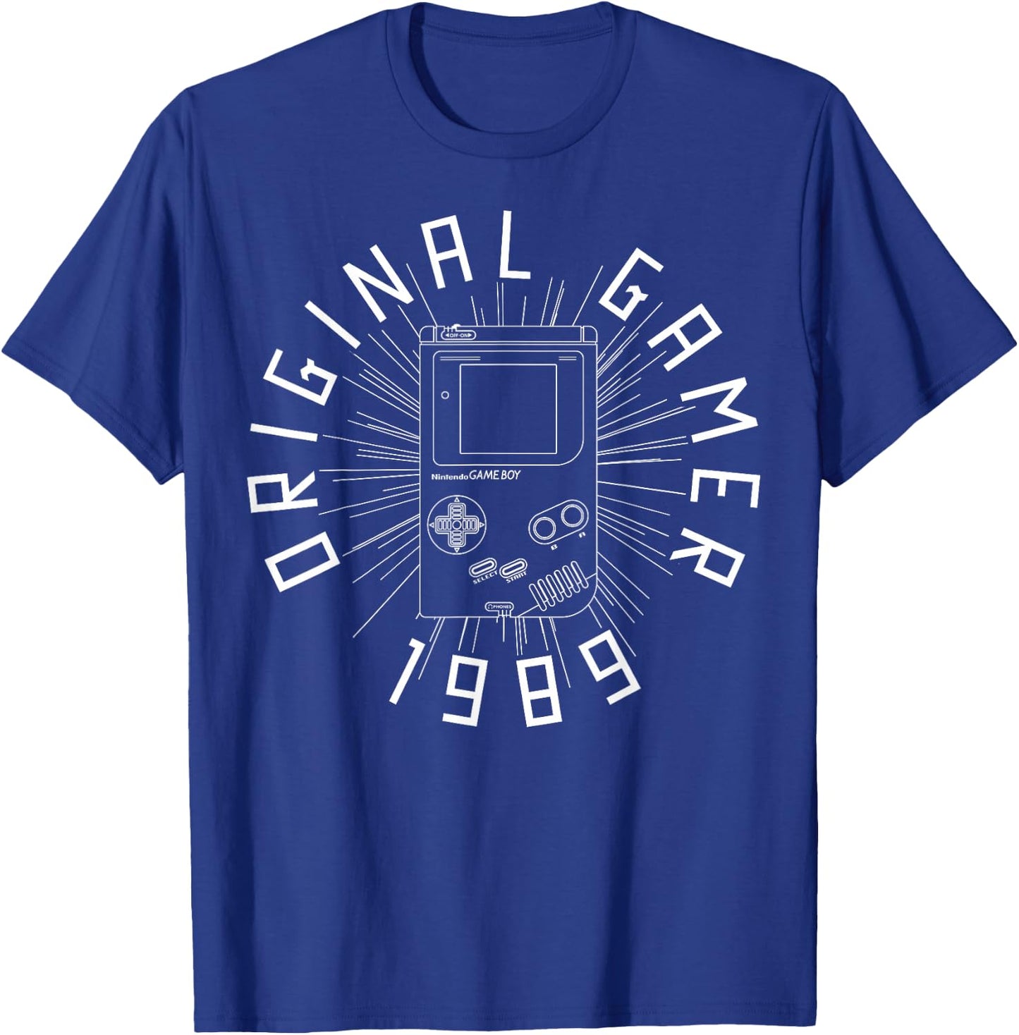 Nintendo Gameboy Original Gamer '89 Graphic T-Shirt - T-Shirt | Royal