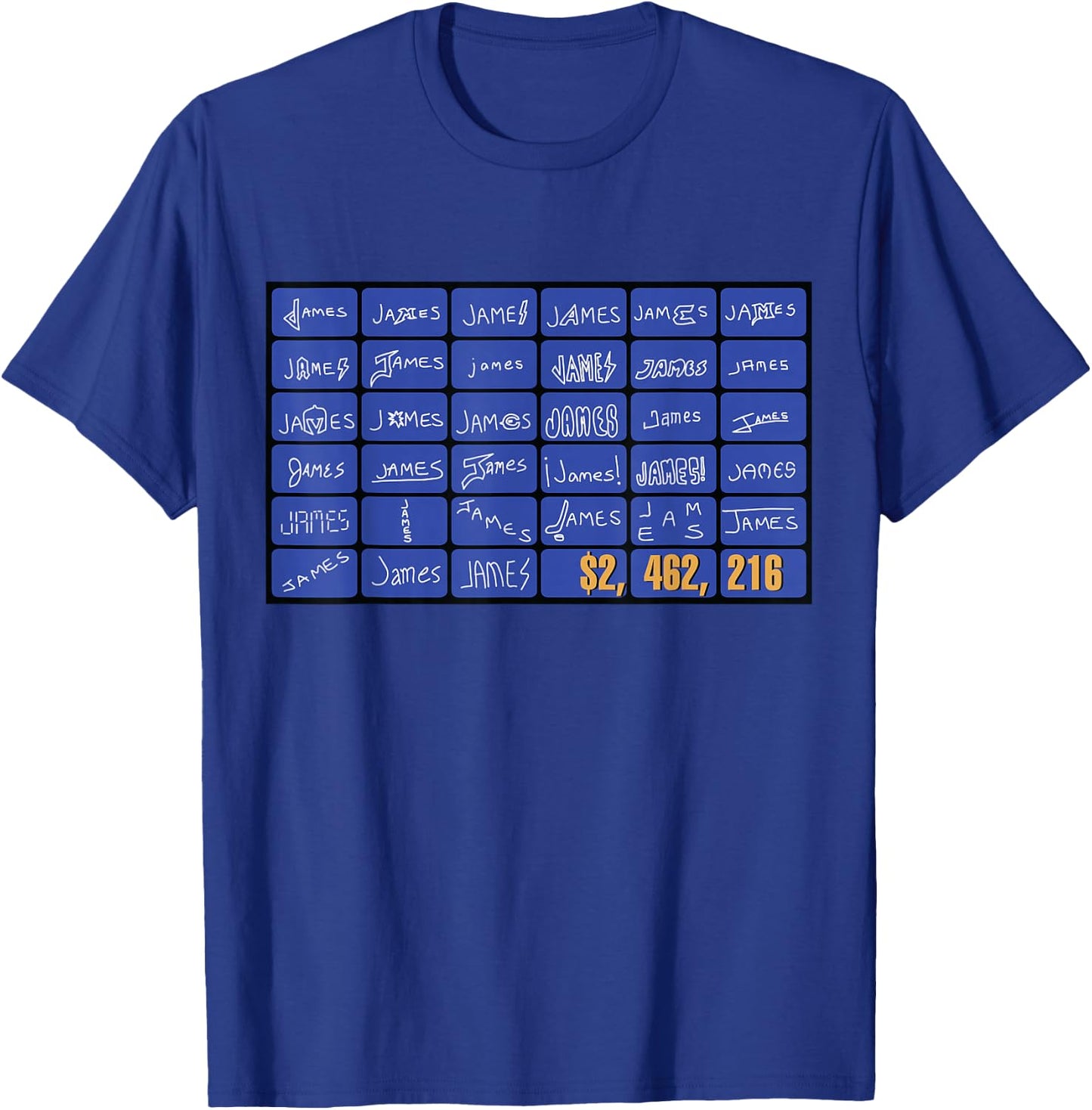 James! 33 Names (Championship ) T-Shirt - T-Shirt | Royal
