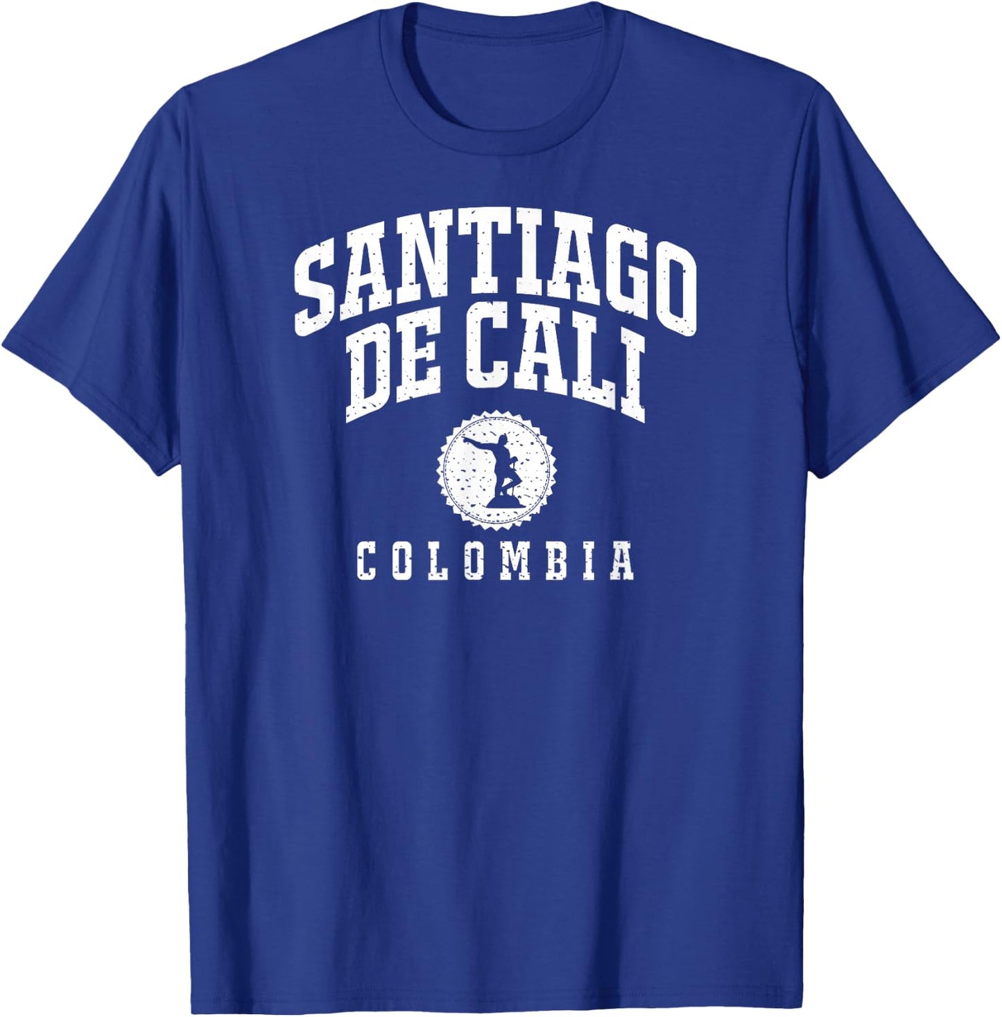 Santiago de Cali Es Colombia From Cholao And America De Cali T-Shirt - T-Shirt | Royal