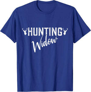 Funny Deer Hunting Shirts Hunting Widow T-Shirt - T-Shirt | Royal