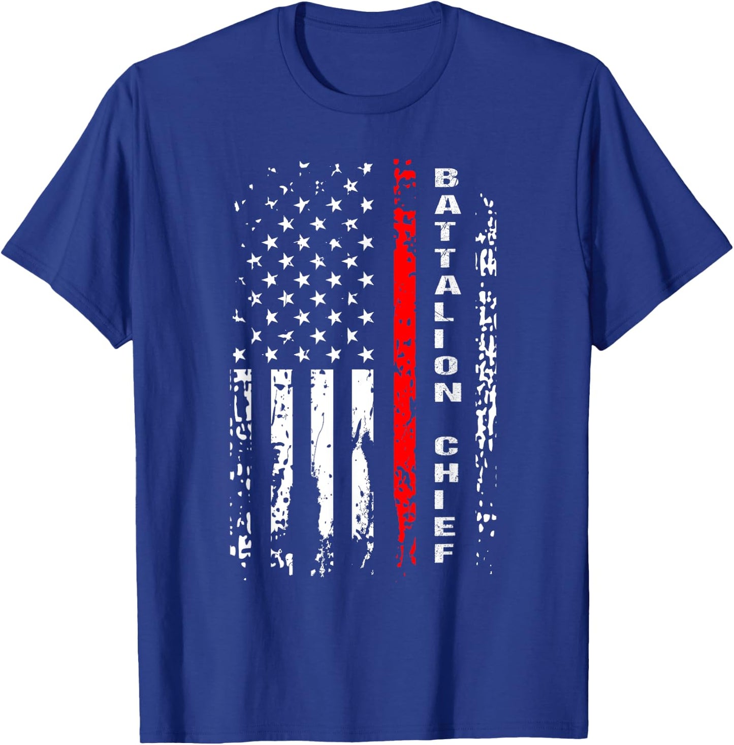 Firefighter Battalion Chief Shirt Battalion Chief Gift T-Shirt - T-Shirt | Royal