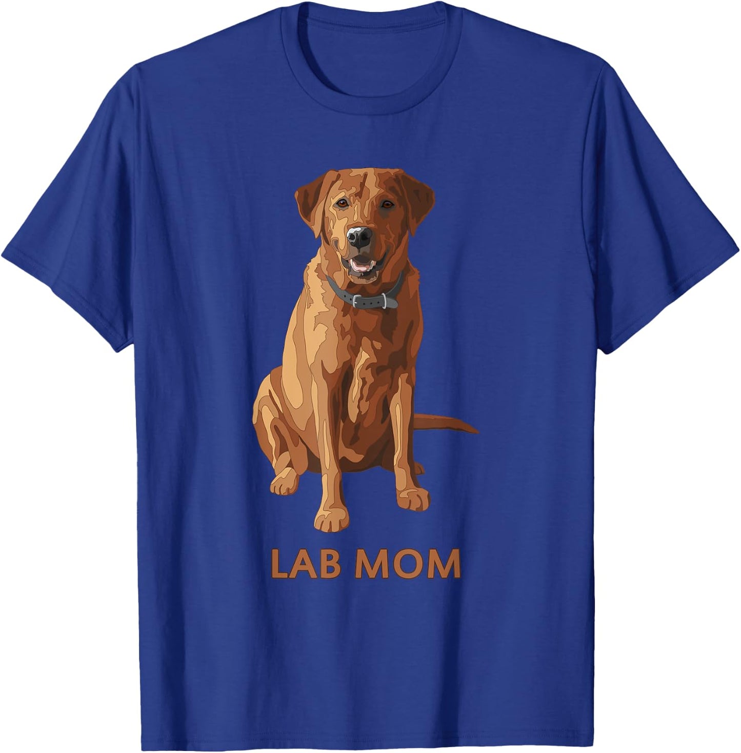Lab Mom Fox Red Labrador Retriever Dog Lover Gift T-Shirt - T-Shirt | Royal
