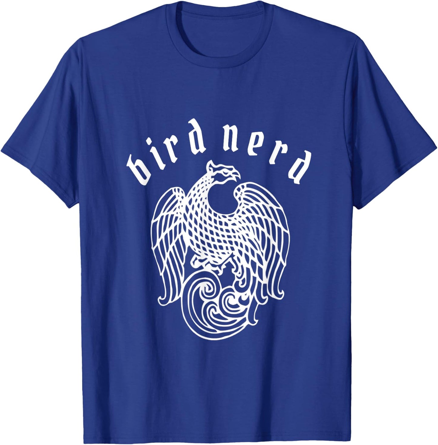 Bird Nerd Bird-Watching, Ornithology, Birding Geek T-Shirt - T-Shirt | Royal