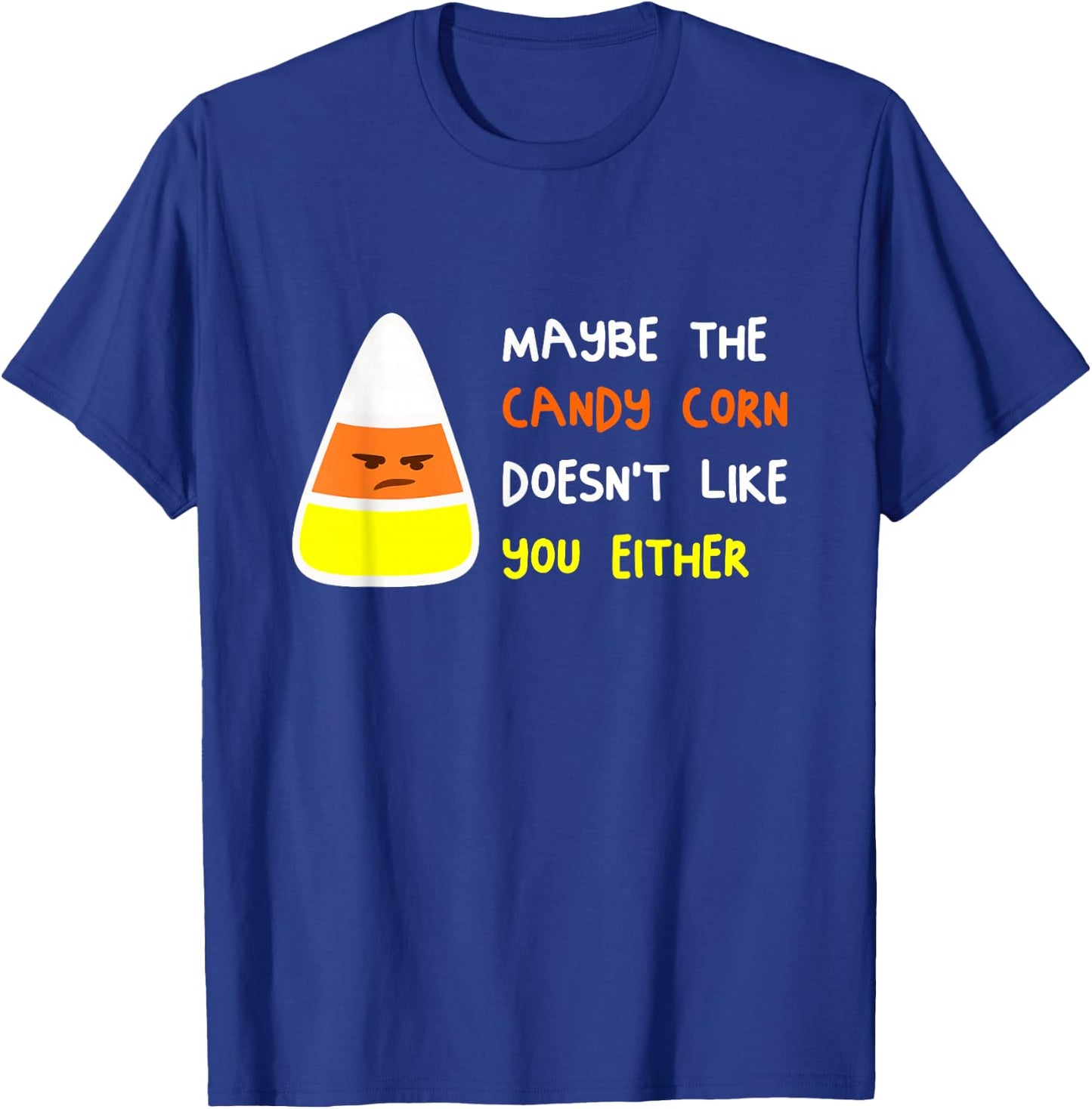 Halloween Costume Team Candy Corn T-Shirt - T-Shirt | Royal