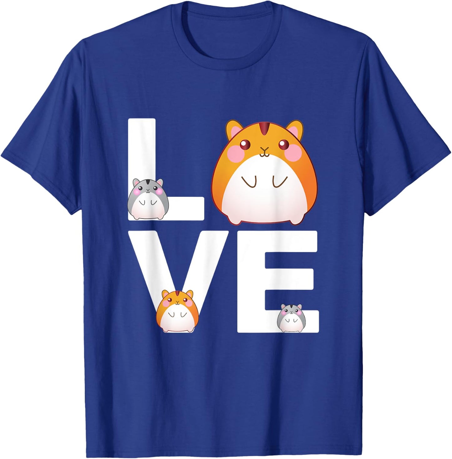 Funny Love Hamsters Shirt Animal Toys Pets Lovers T-Shirt - T-Shirt | Royal