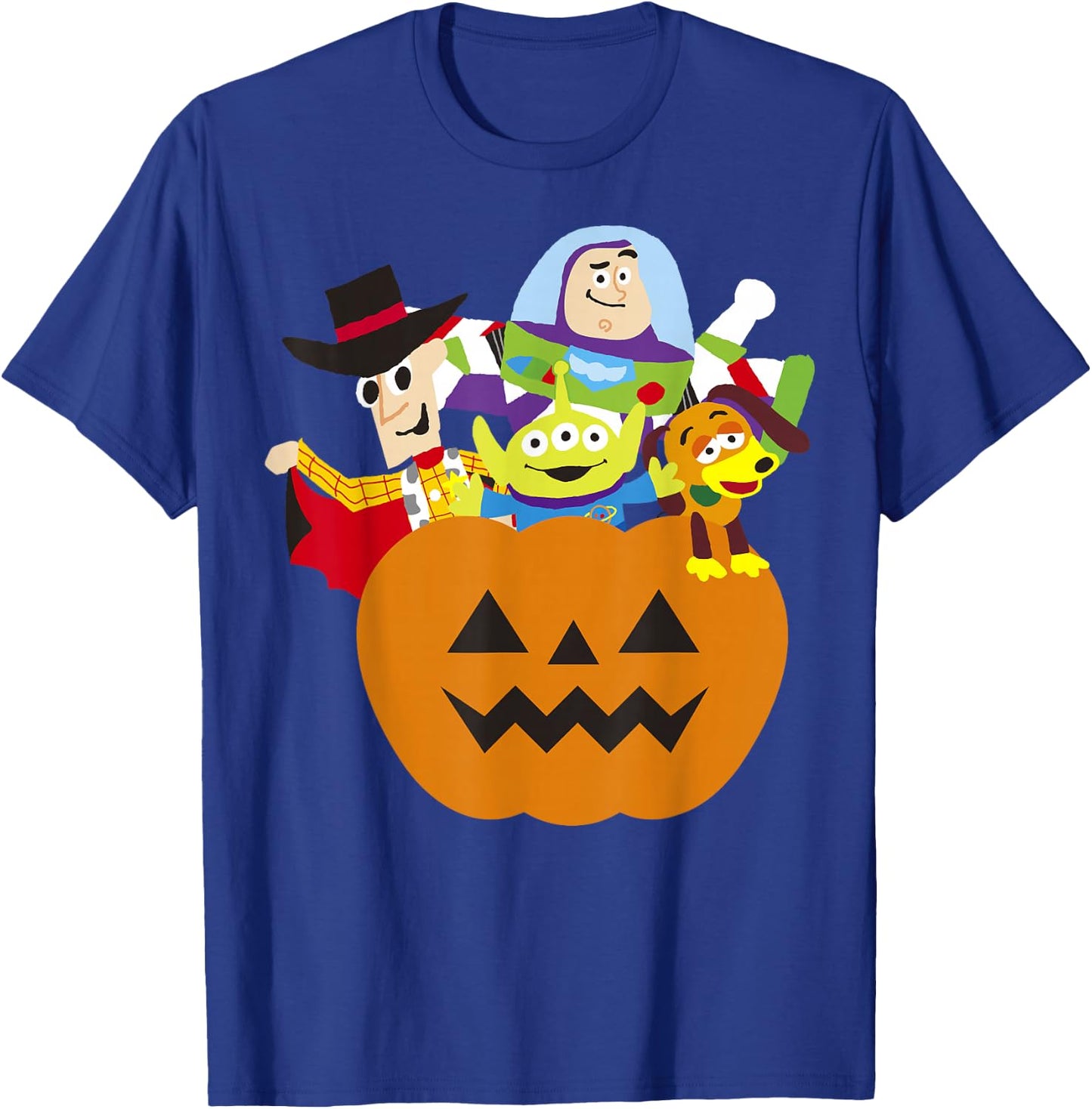 Disney Pixar Toy Story Halloween Pumpkin T-Shirt - T-Shirt | Royal