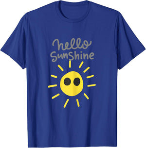 Hello Sunshine and girls T-Shirt - T-Shirt | Royal