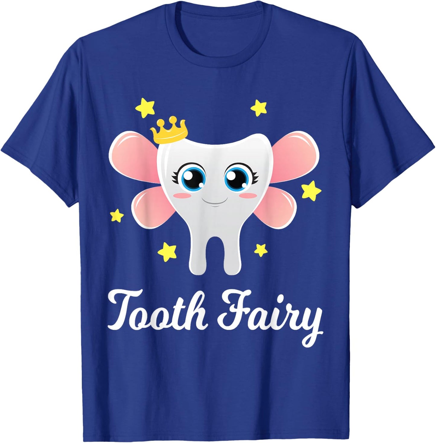 Tooth Fairy Shirt Funny Halloween Costume Gift Dentist Girl T-Shirt - T-Shirt | Royal