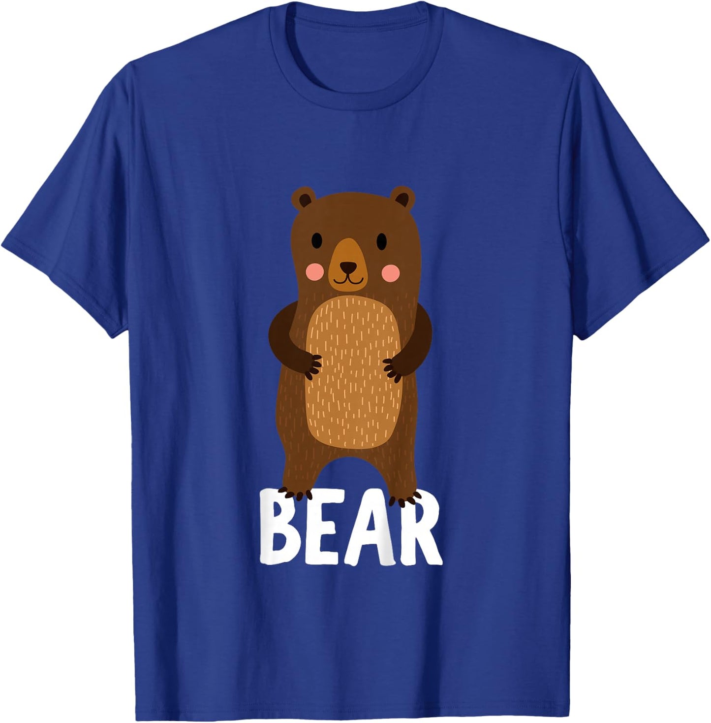 Kids Bear Shirt for Boys Or Girls | Cute Bear Gift T-Shirt - T-Shirt | Royal