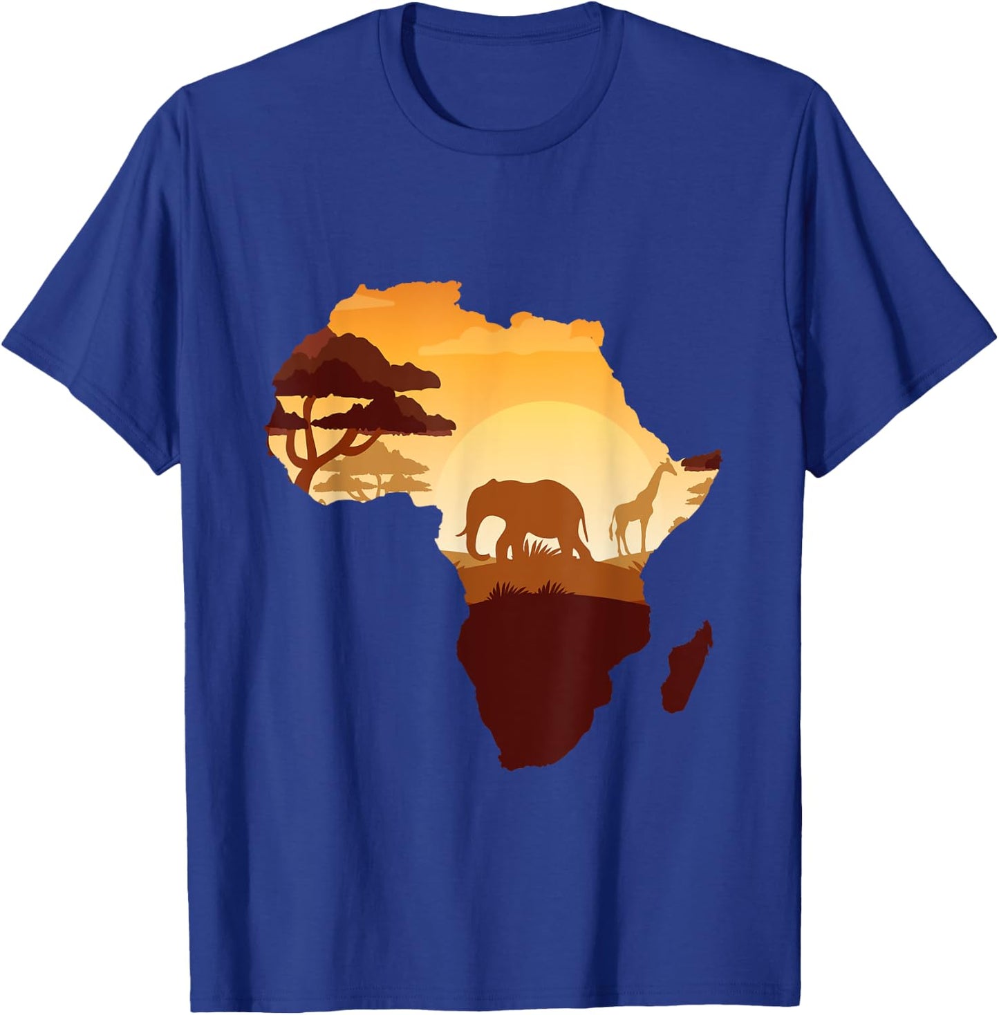 Wildlife Safari Animals Ivory Elephant T-Shirt - T-Shirt | Royal