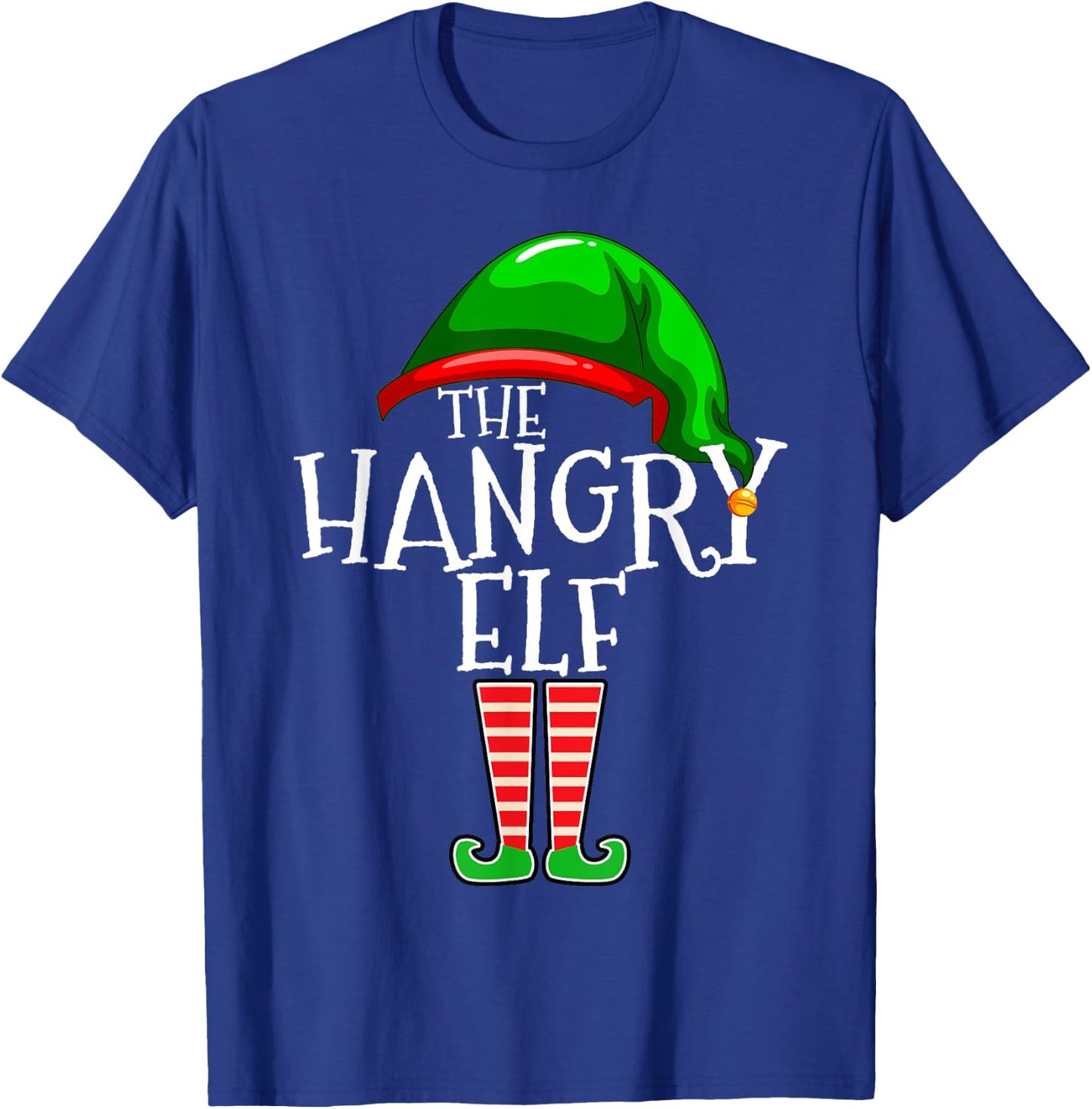 The Hangry Elf Family Matching Group Christmas Funny T-Shirt - T-Shirt | Royal