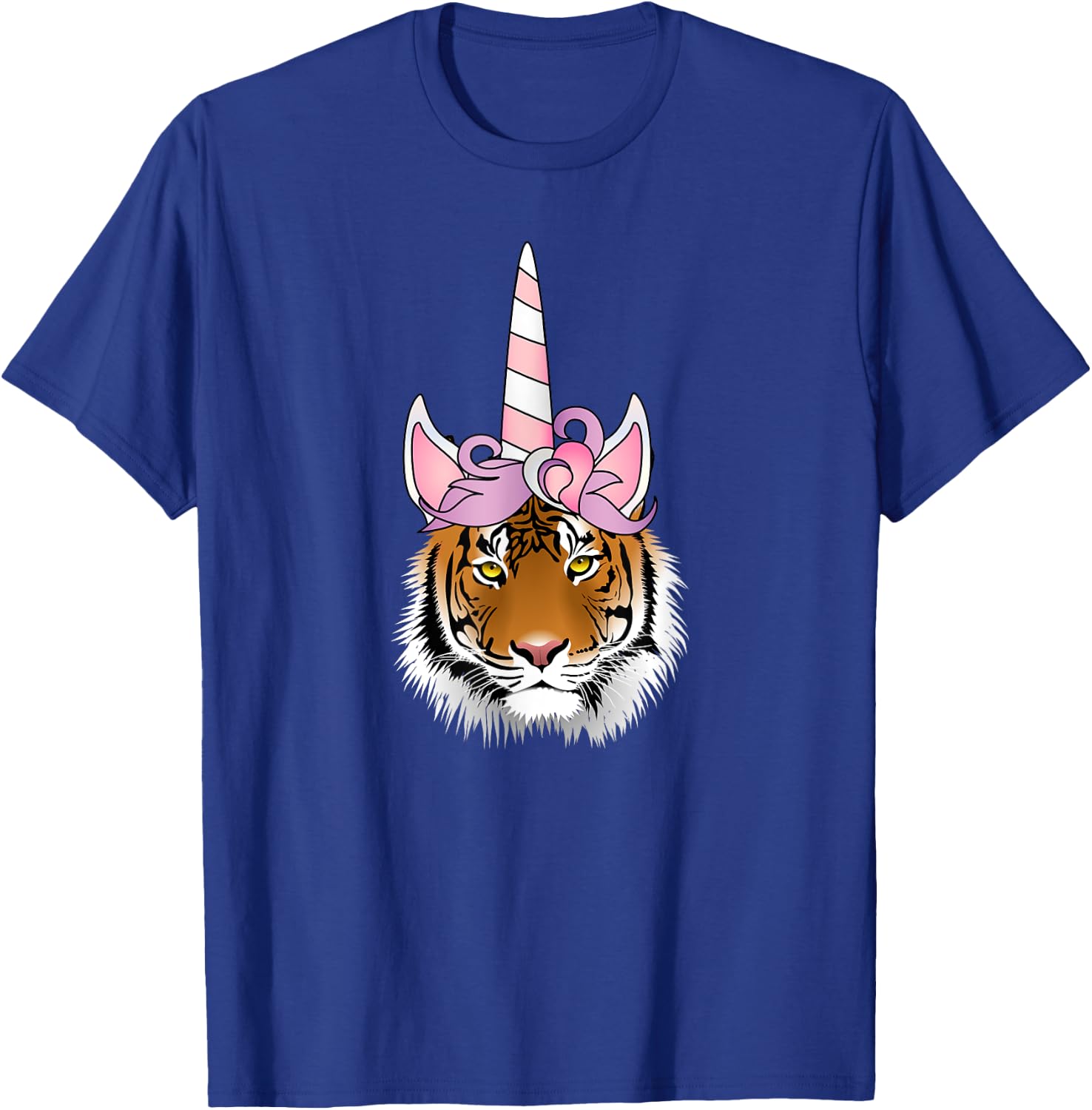 Unicorn Tiger Lover , Tigercorn T-Shirt - T-Shirt | Royal