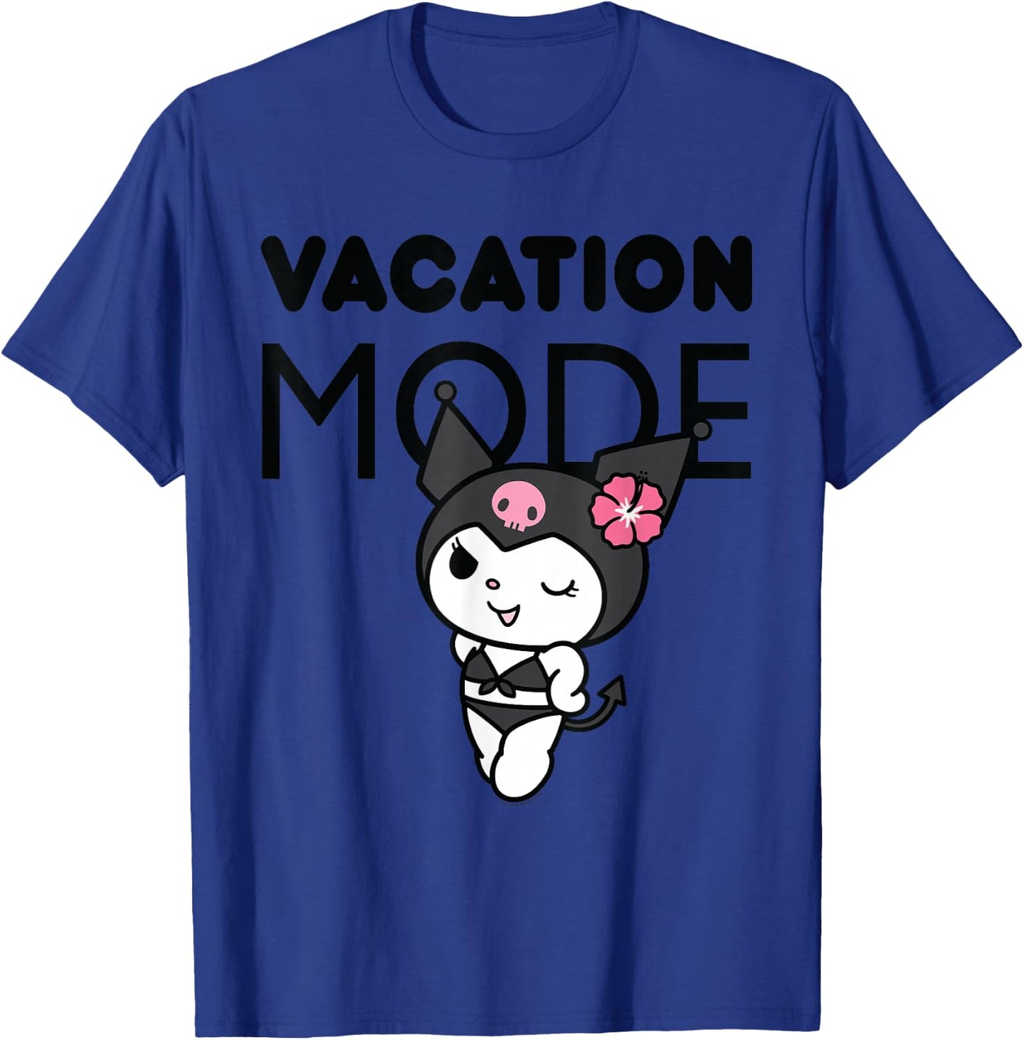 Kuromi Vacation Mode T-Shirt - T-Shirt | Royal