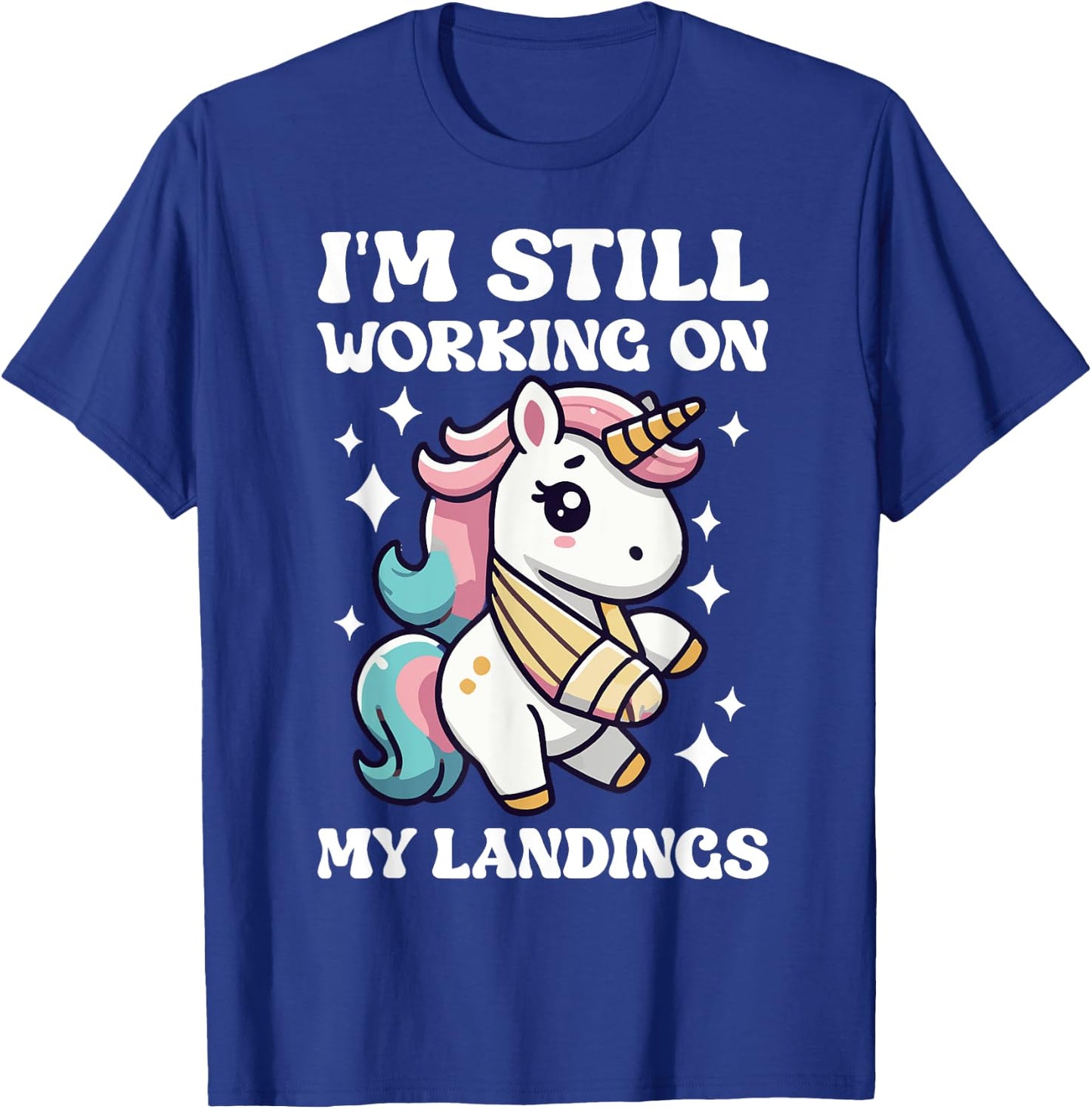 Broken Wrist Surgery Recovery Unicorn Broken Wrist Recovery T-Shirt - T-Shirt | Royal