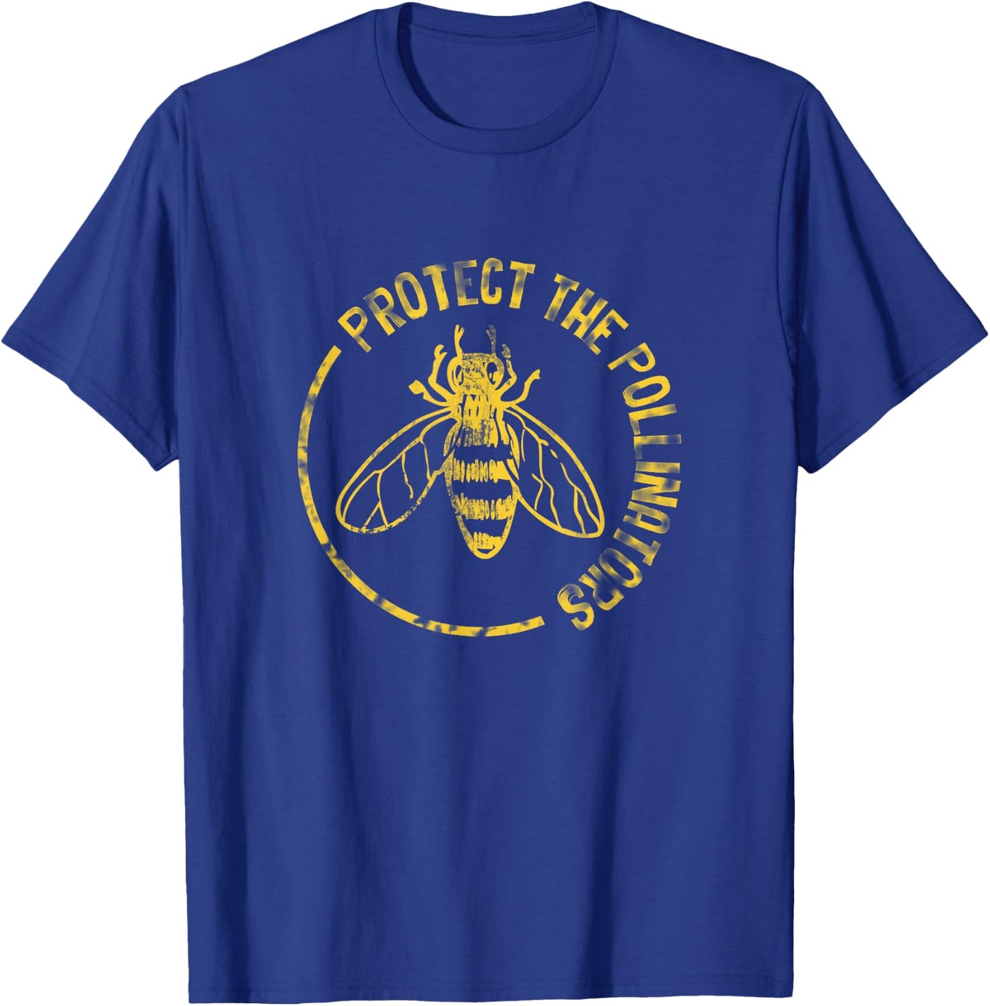 Bee Shirt Save The Bees Protect The Pollinator T-Shirt - T-Shirt | Royal