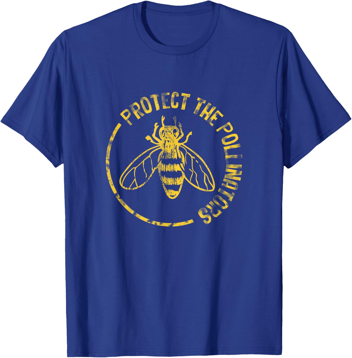 Bee Shirt Save The Bees Protect The Pollinator T-Shirt - T-Shirt | Royal