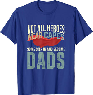 Stepdad Shirt From Kids Men Funny Fathers Day Stepfather T-Shirt - T-Shirt | Royal