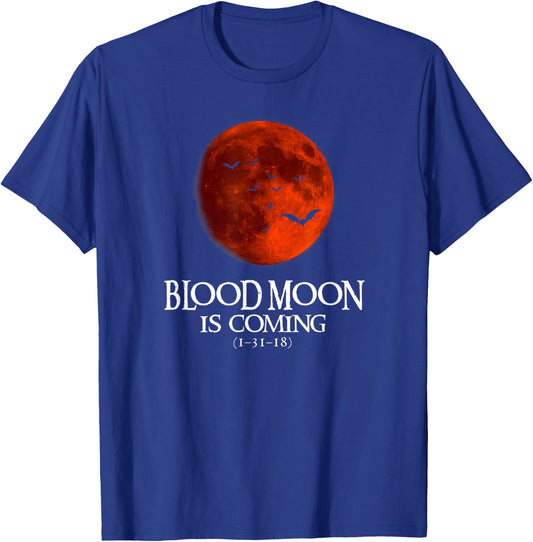 Blood Moon is Coming Astronomical Body T-Shirt - T-Shirt | Royal