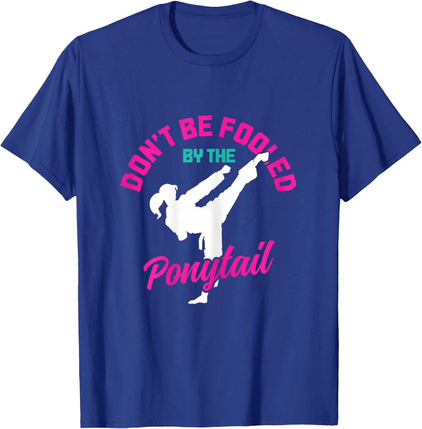 Taekwondo Girl Karate Martial Arts Fighting MMA T-Shirt - T-Shirt | Royal