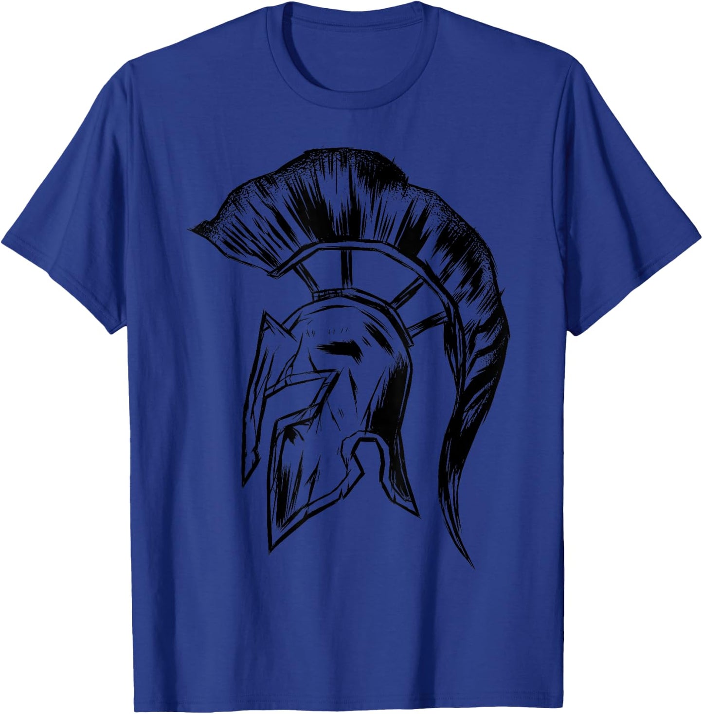 Spartan Helmet Warrior Trojan Warrior women T-Shirt - T-Shirt | Royal