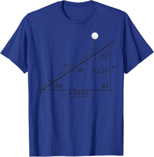 birth.golf.death. Stimpmeter - Golf Course Superintendent T-Shirt - T-Shirt | Royal
