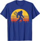 Retro Bigfoot Pineapple , Sasquatch With Fruit T-Shirt - T-Shirt | Royal