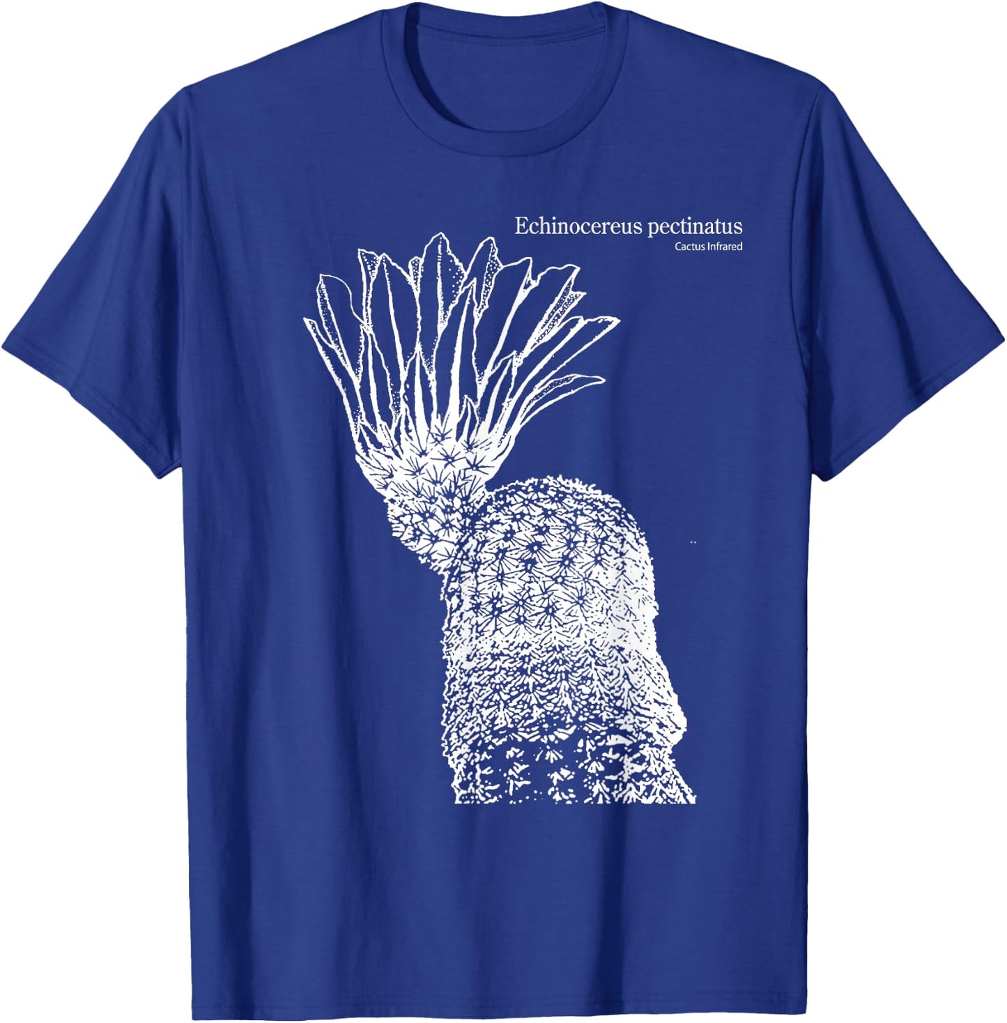 Echinocereus pectinatus Cactus Infrared succulent nature T-Shirt - T-Shirt | Royal