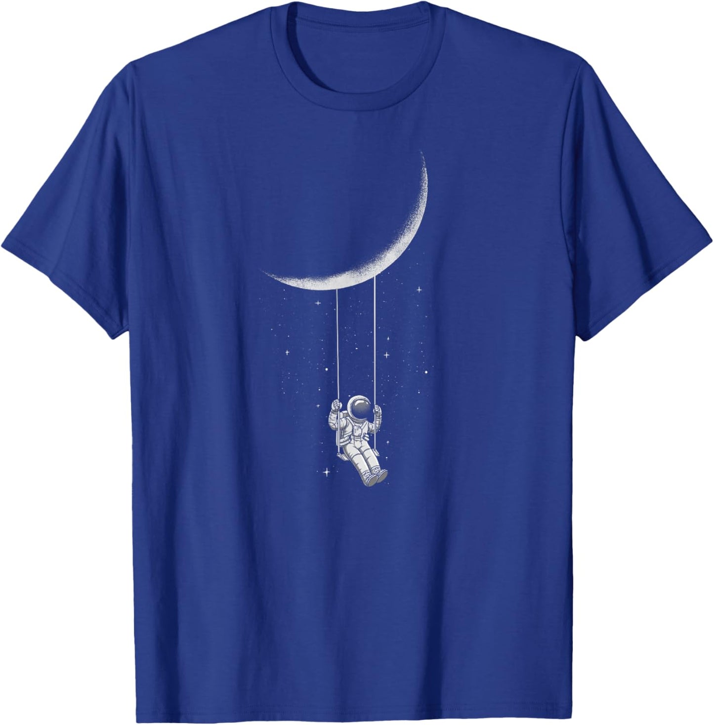Threadless Digital Carbine Moon Swing Graphic T-Shirt - T-Shirt | Royal