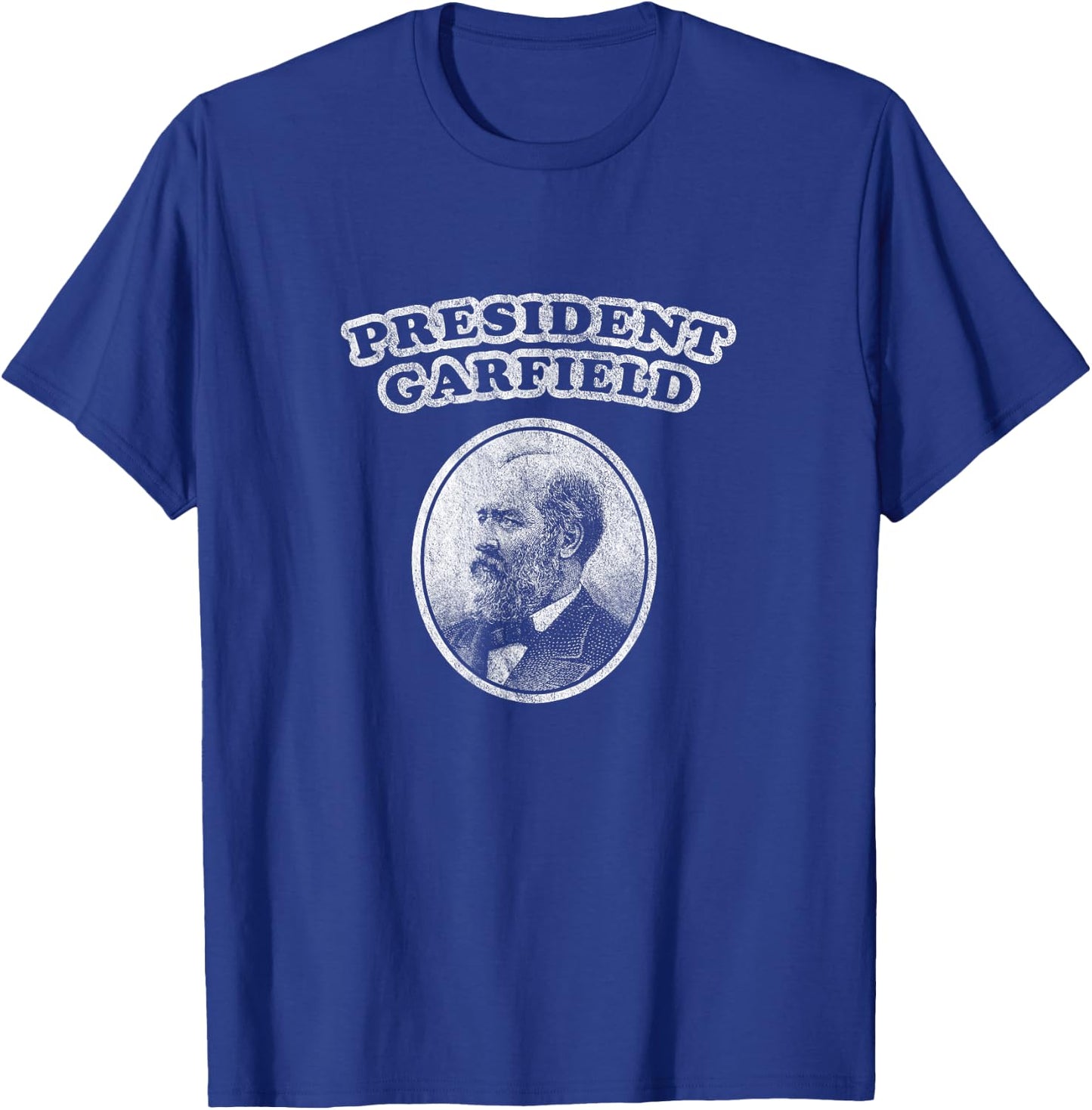 Retro President Garfield by History Books Shirt T-Shirt - T-Shirt | Royal