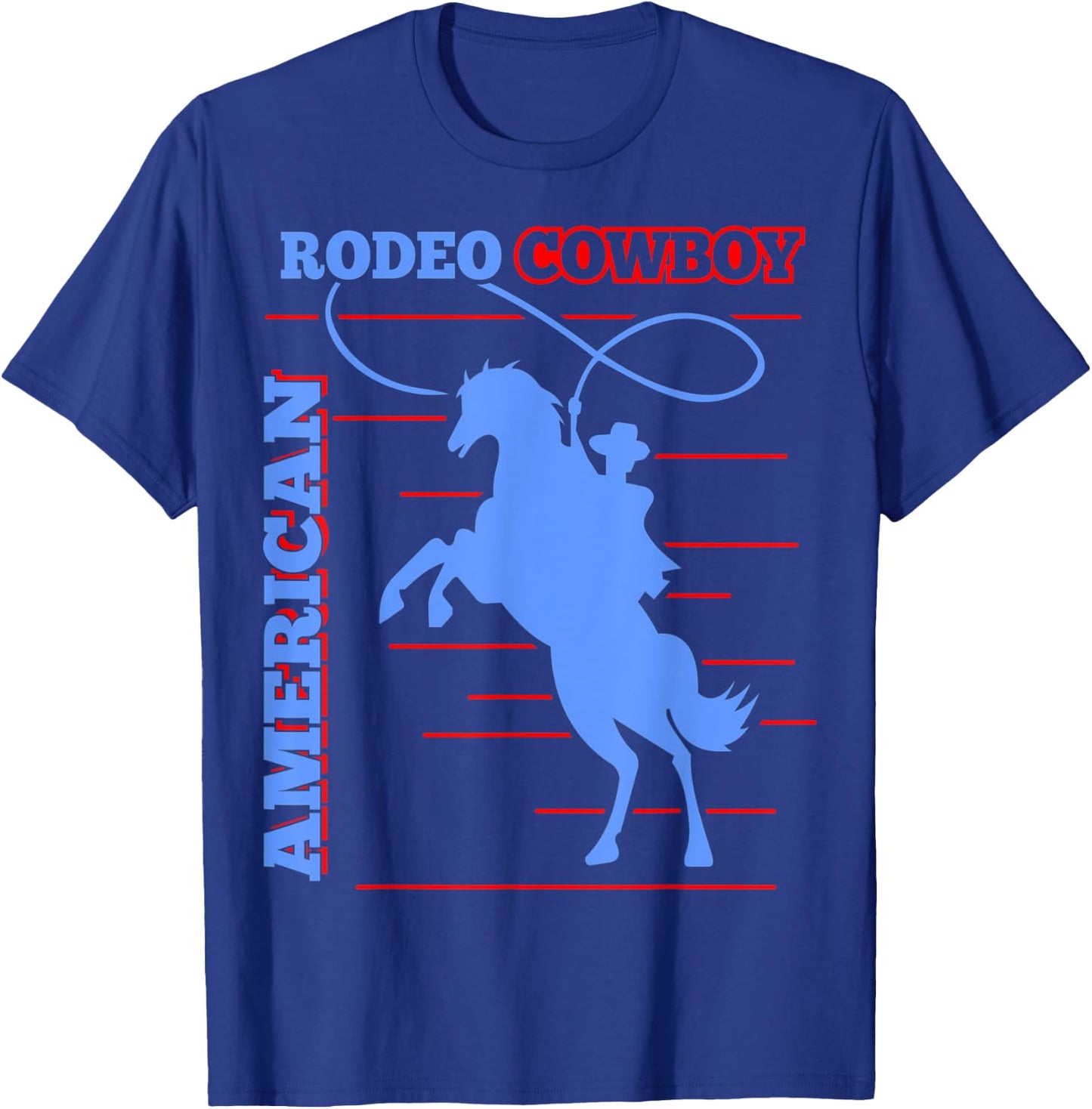 American Rodeo for Dad Men T-Shirt - T-Shirt | Royal