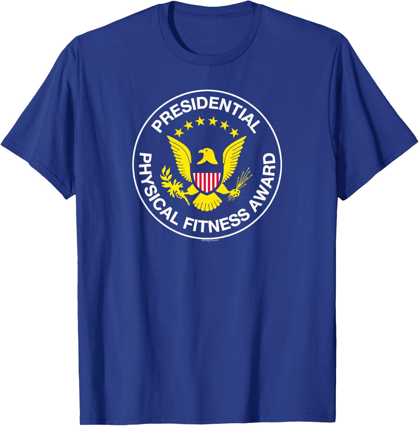 Ripple Junction Presidential Physical Fitness Award T-Shirt - T-Shirt | Royal