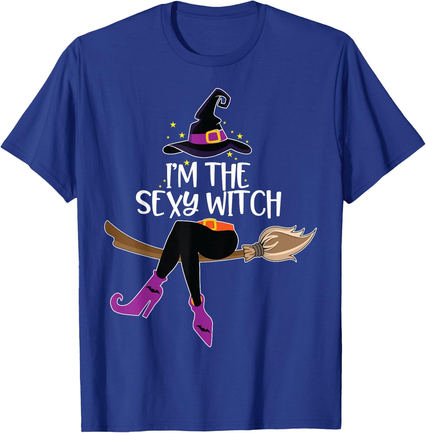 Im the Sexy Witch Shirt Halloween Matching Group Costume T-Shirt - T-Shirt | Royal
