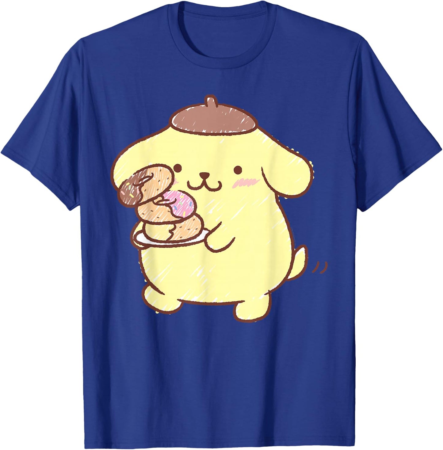 Pompompurin Donuts T-Shirt - T-Shirt | Royal