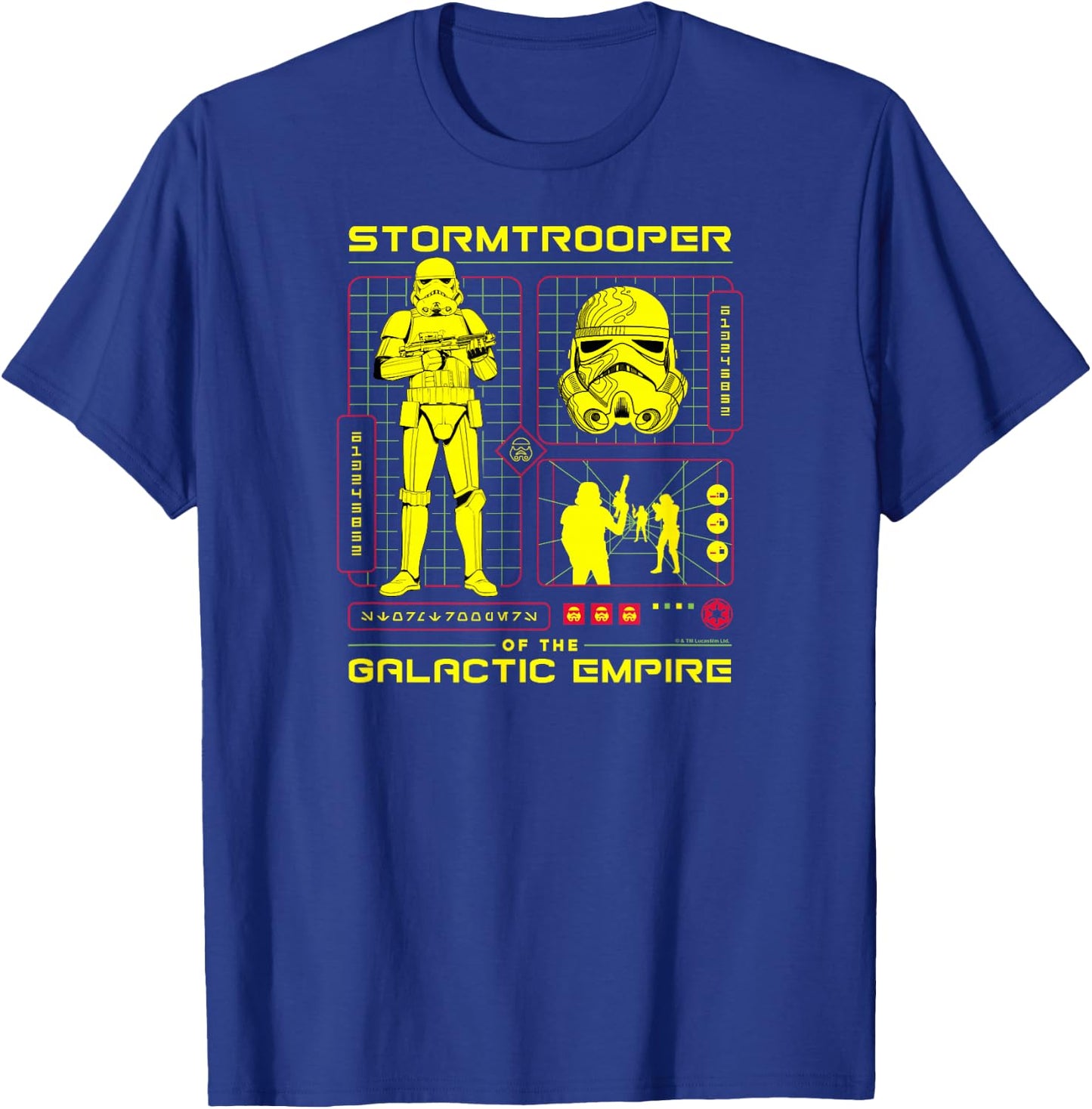 Star Wars - Stormtrooper Dark Digital T-Shirt - T-Shirt | Royal