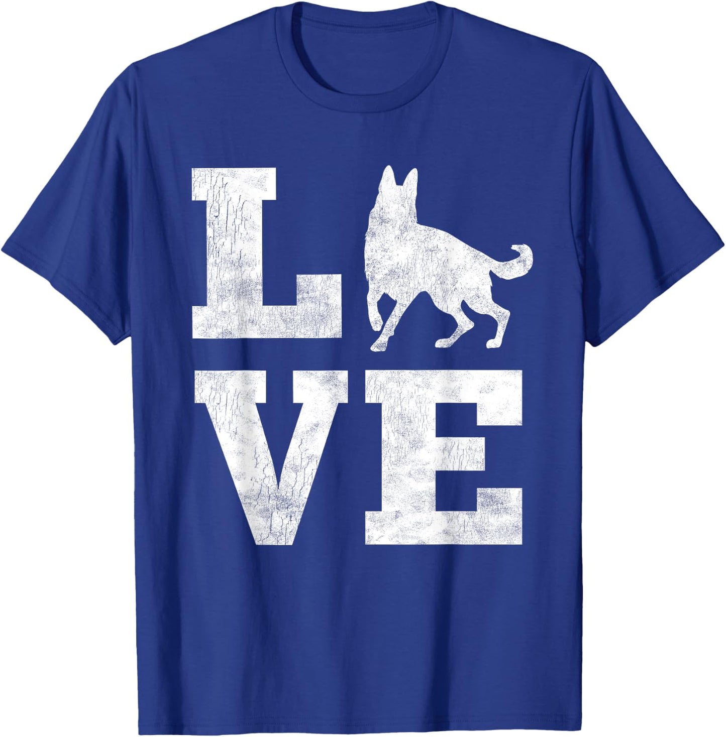 I Love My German Shepherd Shirt Funny Pet Dog Lover Gifts T-Shirt - T-Shirt | Royal